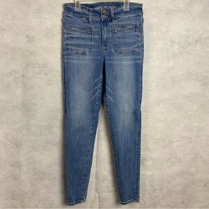 American Eagle Jeans Sz 6 Next Level Stretch High-Waisted Jegging Skinny